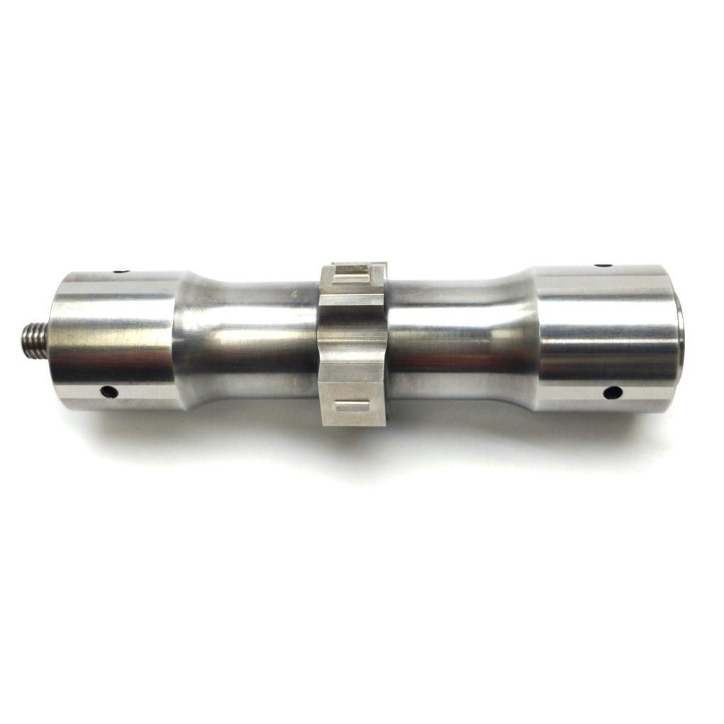 Used Ultex HR-4M0116-02 Ultrasonic Bonding Horn, M8-1.25 Thread, 130 x 35 x 35mm