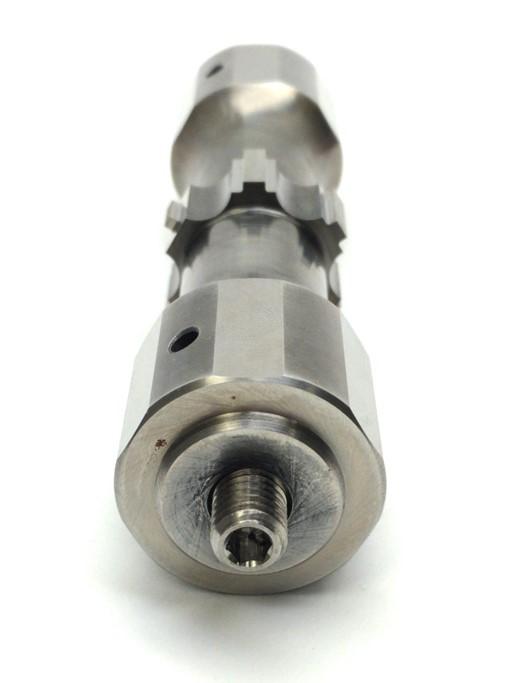 Used Ultex HR-4M0119-01 Ultrasonic Bonding Horn 6 Ends M8-1.25 Thread 130 x 35 x 35mm