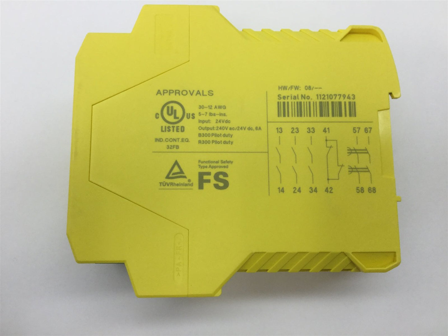 Used Phoenix Contact PSR-SCP-24DC/ESD/5X1/1X2/0T5 Safety Relay Module 24VDC Coil