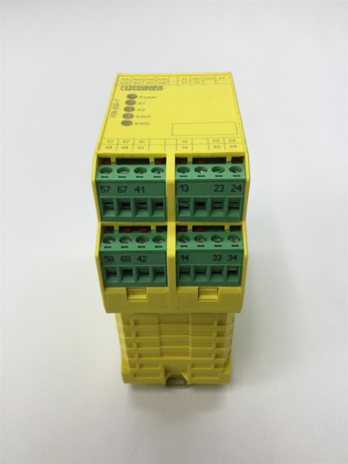 Used Phoenix Contact PSR-SCP-24DC/ESD/5X1/1X2/0T5 Safety Relay Module 24VDC Coil