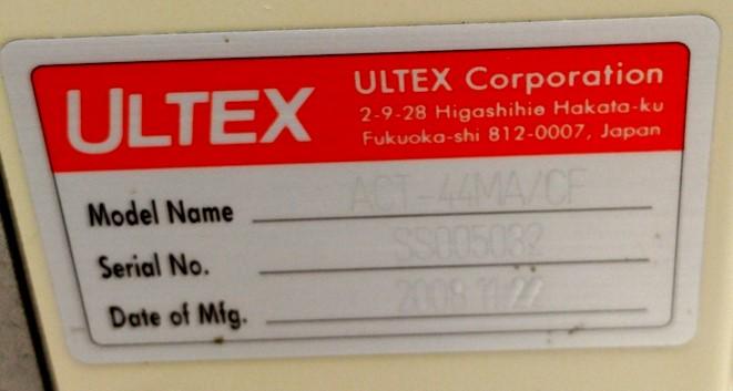 Used Ultex ACT-44MA/CF Ultrasonic Welder Actuator, 1" Travel, w/Converter & Horn