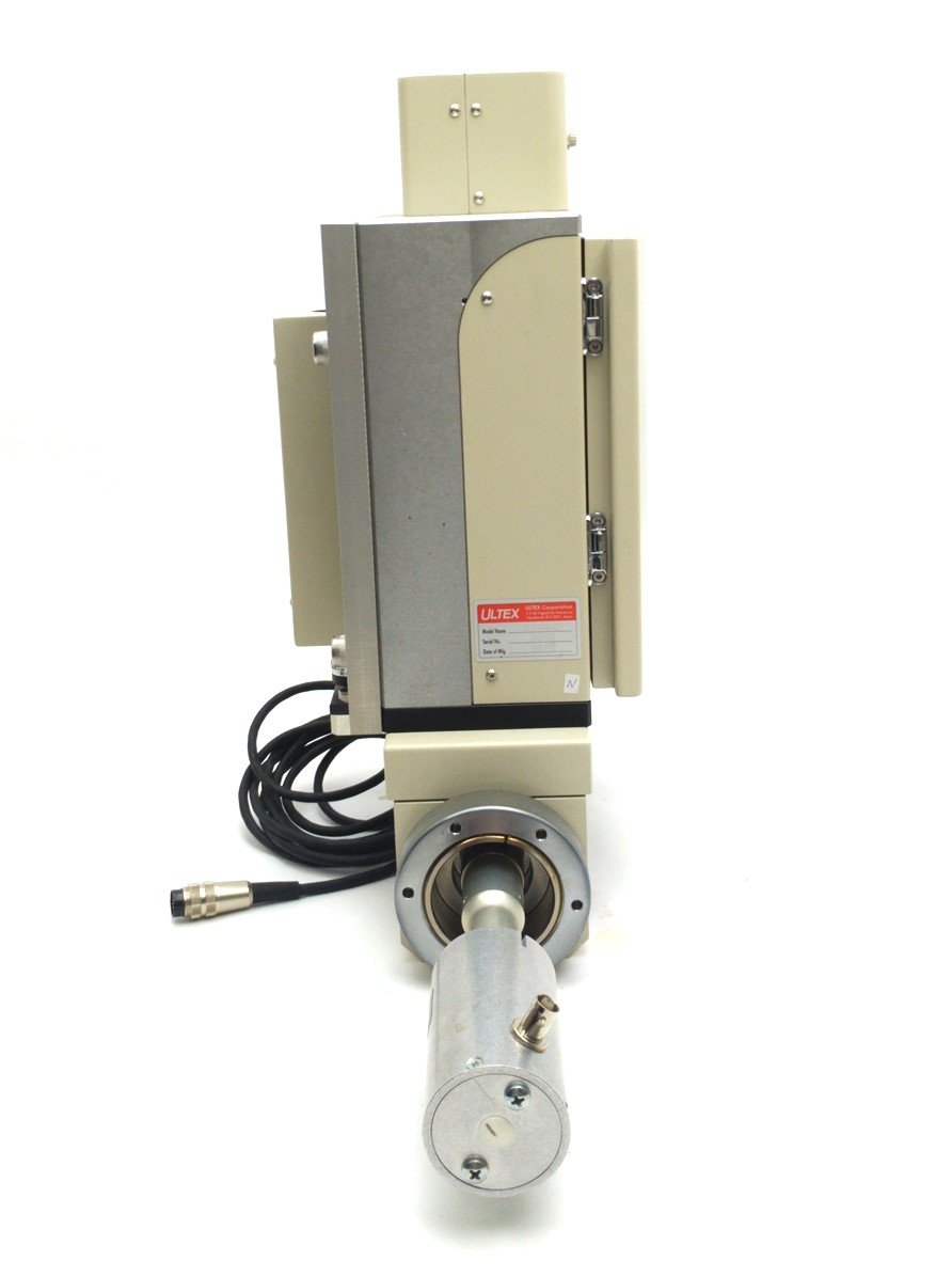 Used Ultex ACT-44MA/CF Ultrasonic Welder Actuator, 1" Travel, w/Converter & Horn