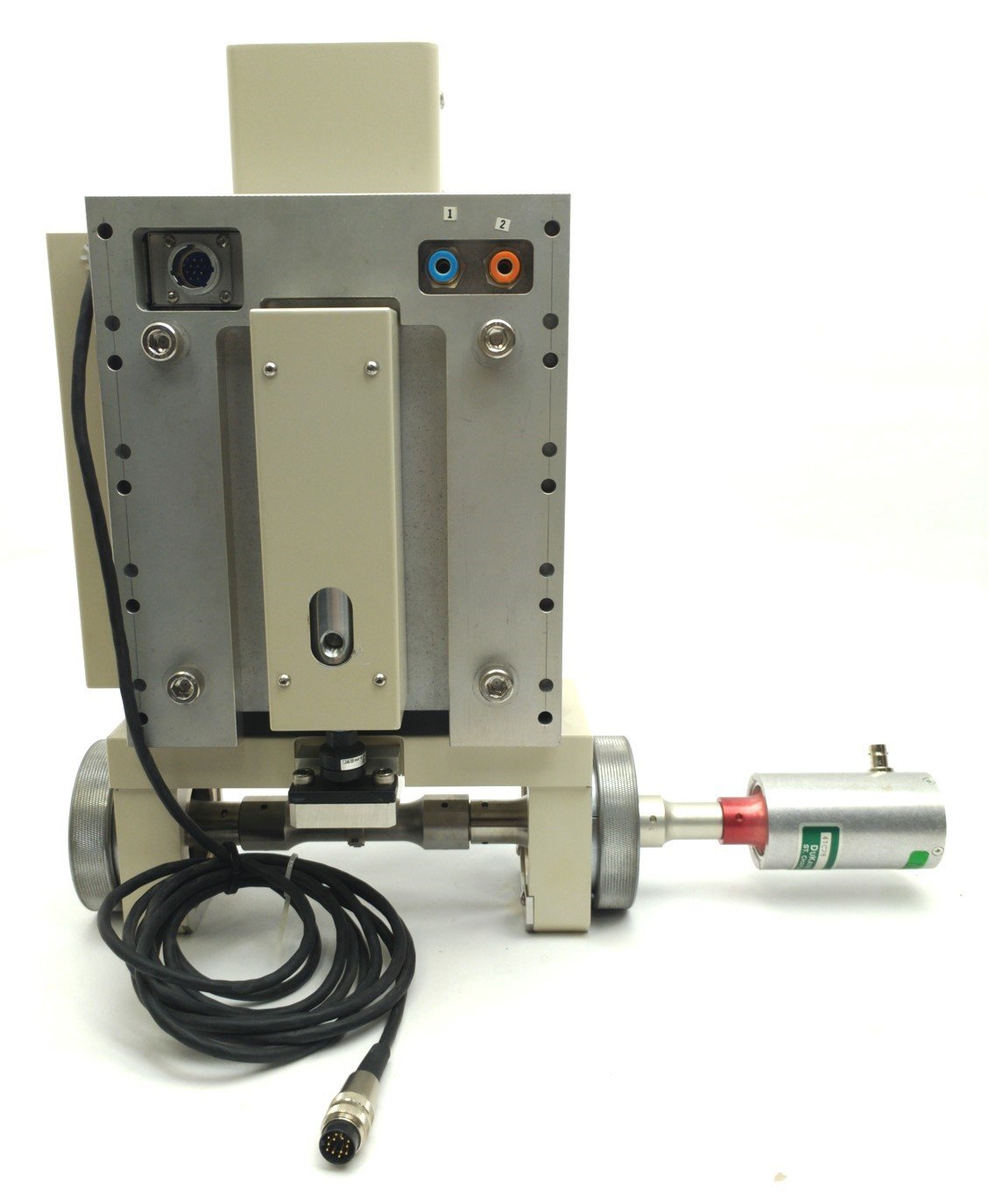 Used Ultex ACT-44MA/CF Ultrasonic Welder Actuator, 1" Travel, w/Converter & Horn
