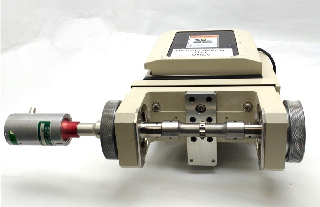 Used Ultex ACT-44MA/CF Ultrasonic Welder Actuator, 1" Travel, w/Converter & Horn