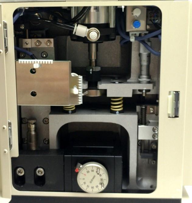Used Ultex ACT-44MA/CF Ultrasonic Welder Actuator, 1" Travel, w/Converter & Horn