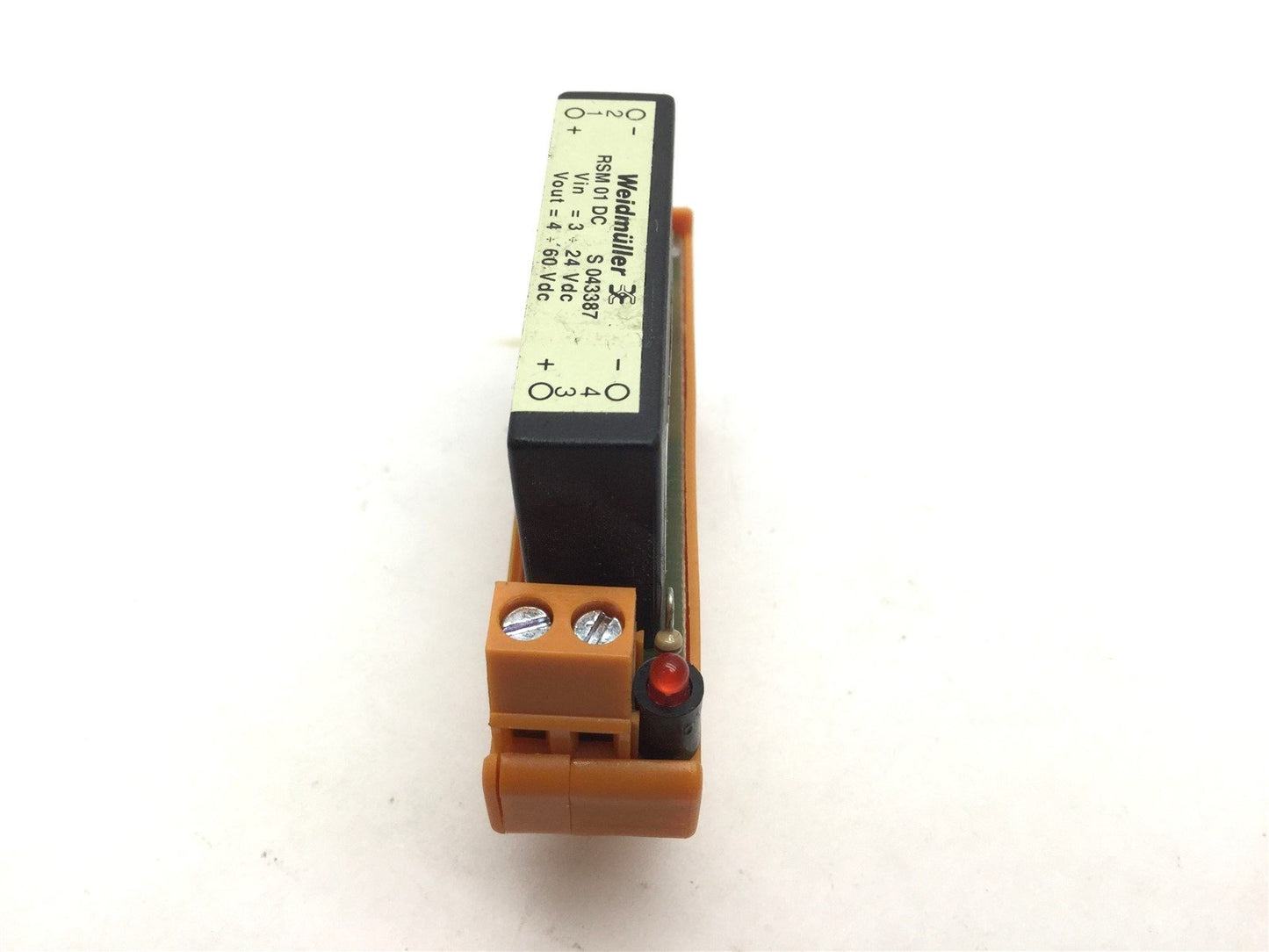 Used Weidmuller 88D-360 Solid State Relay, Output: 60VDC 3A, Input: 3-32VDC