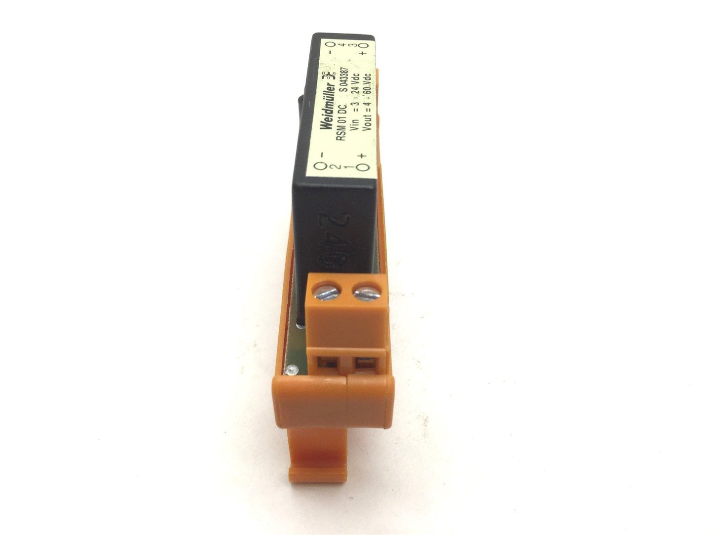 Used Weidmuller 88D-360 Solid State Relay, Output: 60VDC 3A, Input: 3-32VDC