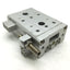 Used SMC MXQ8-20AS Guided Cylinder Slide Table, Pressure: 0.15~0.7MPa, Stroke: 20mm