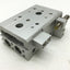 Used SMC MXQ8-20AS Guided Cylinder Slide Table, Pressure: 0.15~0.7MPa, Stroke: 20mm