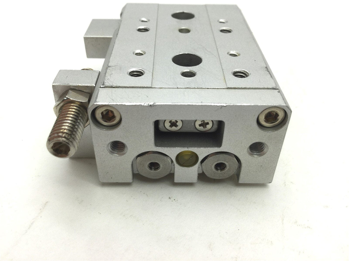 Used SMC MXQ8-20AS Guided Cylinder Slide Table, Pressure: 0.15~0.7MPa, Stroke: 20mm