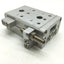 Used SMC MXQ8-20AS Guided Cylinder Slide Table, Pressure: 0.15~0.7MPa, Stroke: 20mm