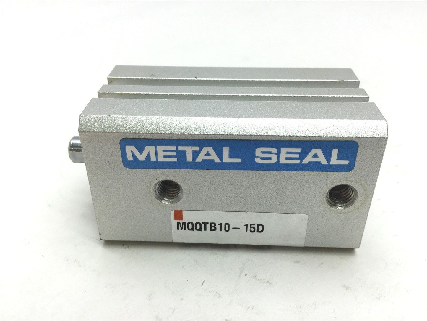 Used SMC MQQTB10-15D Low Friction Compact Cylinder Metal Seal Bore: 10mm Stroke: 15mm