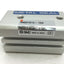Used SMC MQQTB10-15D Low Friction Compact Cylinder Metal Seal Bore: 10mm Stroke: 15mm