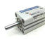 Used SMC MQQTB10-15D Low Friction Compact Cylinder Metal Seal Bore: 10mm Stroke: 15mm