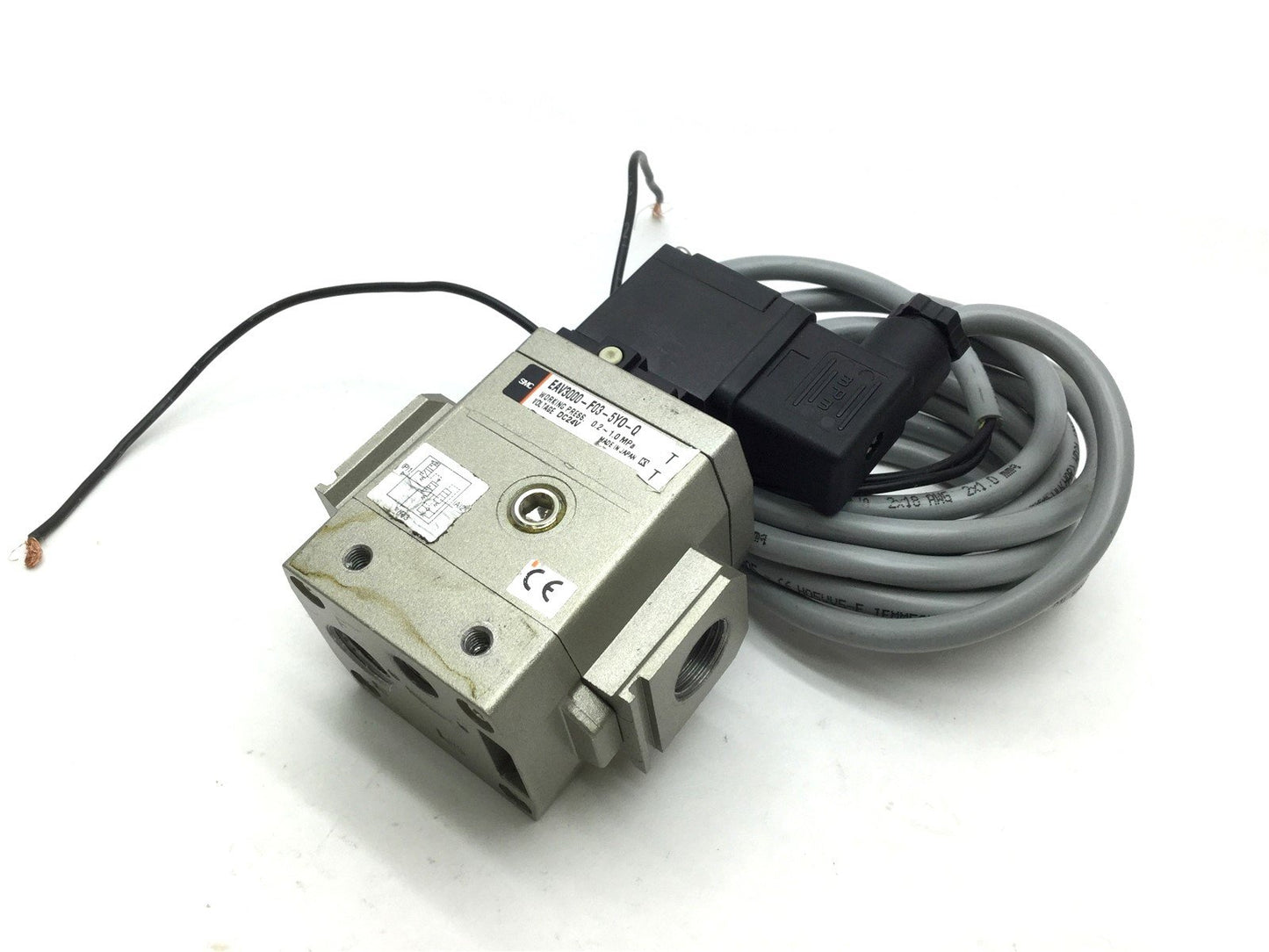 Used SMC EAV3000-F03-5YO-Q Soft Start-Up Valve European 3/8" BSPM, Voltage: 24VDC