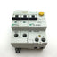 Used Moeller PBSM-402/003-A Switch With FAZ-D10/2 Circuit Breaker 10A 277/480VAC