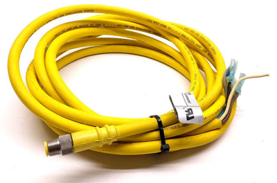 Used Remke 705E0131D1 BU04R Micro Link, Length: 4 Meters, 5 Pole Male to Flying Leads