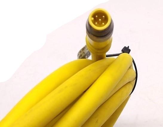 Used Remke 705E0131D1 BU04R Micro Link, Length: 4 Meters, 5 Pole Male to Flying Leads