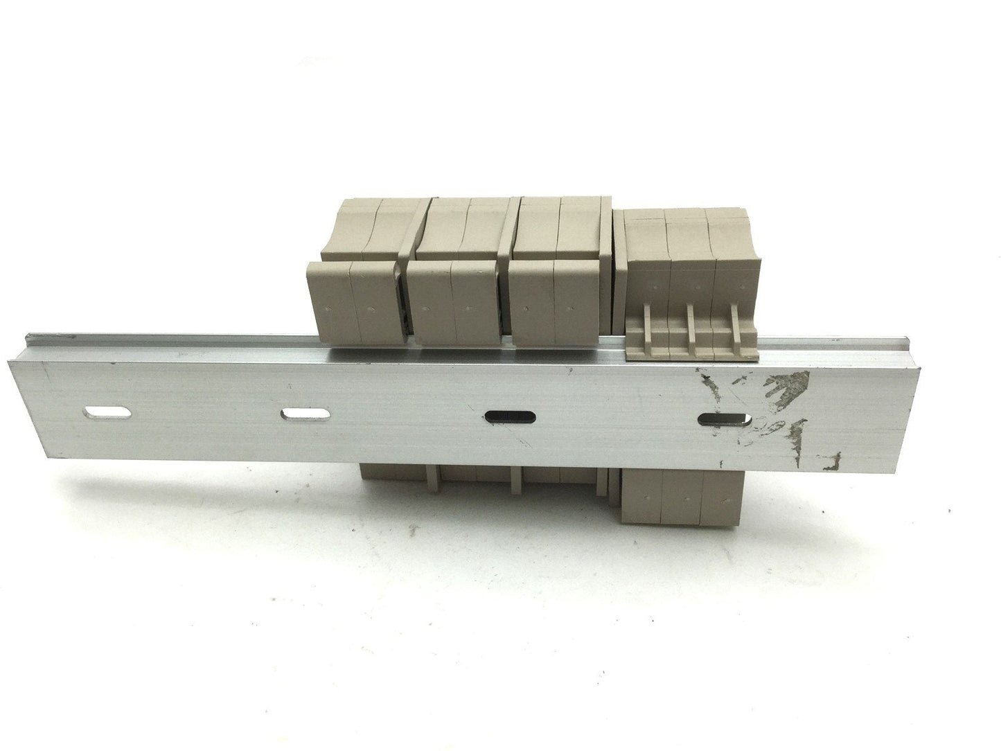 Used Lot of 9 Weidmuller 1746750000 Feed Through Terminal Blocks, ZDU 10 1000V 57 A