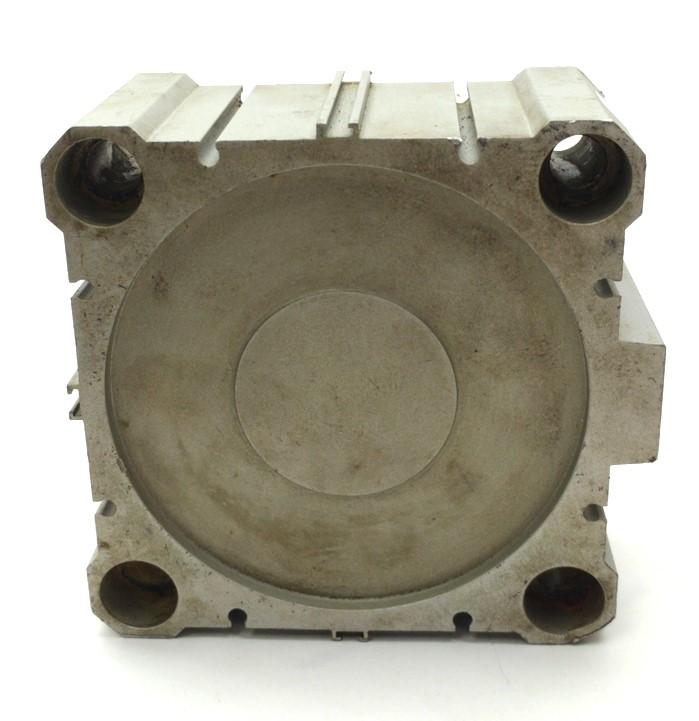 Used SMC ECQ2B100-10D Double Acting Compact Cylinder 10mm Stroke 100mm Bore 3/8"NPT
