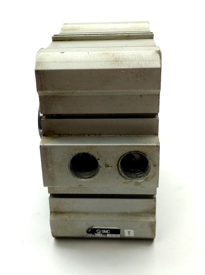Used SMC ECQ2B100-10D Double Acting Compact Cylinder 10mm Stroke 100mm Bore 3/8"NPT