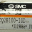 Used SMC ECQ2B100-10D Double Acting Compact Cylinder 10mm Stroke 100mm Bore 3/8"NPT