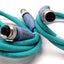 Used Lot of 3 Turck U-19639/RSCD RKCD 440-1M, 4 Pin Male to Female, Length: 1m