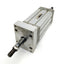 Used SMC CP95SDB100-125W Double Rod Cylinder 125mm Stroke 100mm Bore 145PSI 3/8"NPT