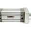 Used SMC CP95SDB100-125W Double Rod Cylinder 125mm Stroke 100mm Bore 145PSI 3/8"NPT