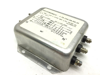 Used Arcotronics F.TR.25A.06.D0.GI Power Line Filer 3x 380/420V 250V Max 50/60 Hz 25A
