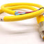 Used Turck RKF 46-0.3M 4 Wire Minifast Receptacle w/RSM RKM 46-1M U2283-19 Cordset