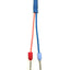 Used Ulma 9371263 Ring Terminal Thermocouple, 0.25" Hole Diameter, Type J, 56" Long