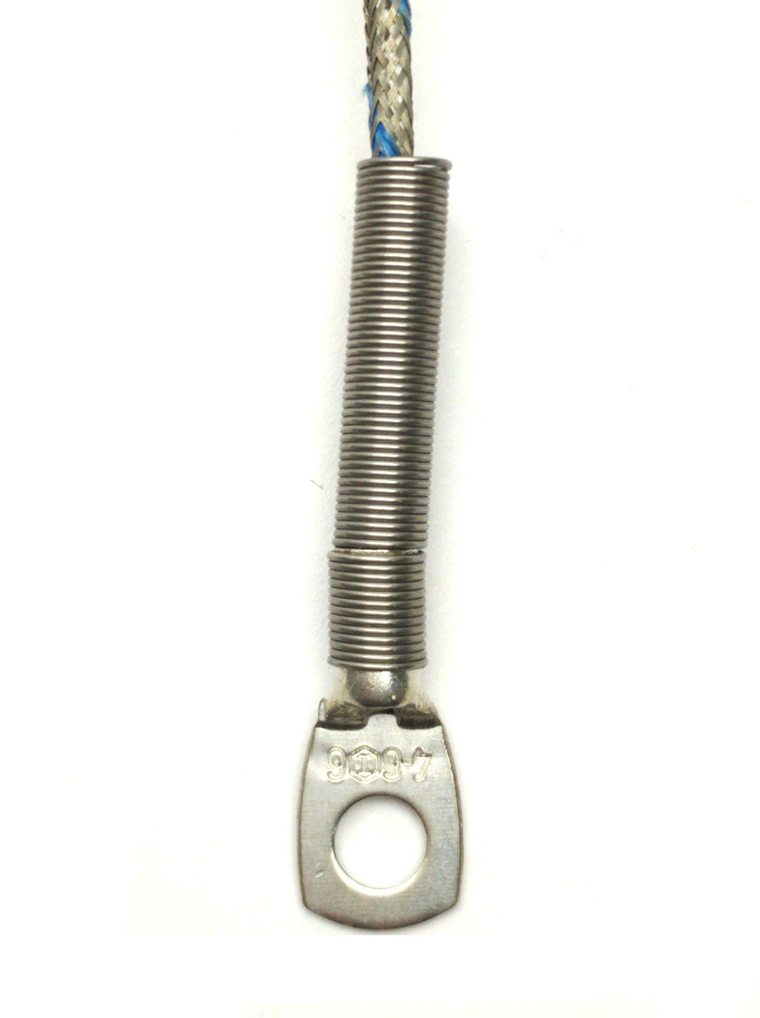 Used Ulma 9371263 Ring Terminal Thermocouple, 0.25" Hole Diameter, Type J, 56" Long