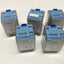 Used Lot of 5 Releco C4-A40FX Non-Latching Plug-In Power Relays, 4-Pole, Coil: 24VDC