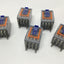 Used Lot of 5 Releco C4-A40FX Non-Latching Plug-In Power Relays, 4-Pole, Coil: 24VDC