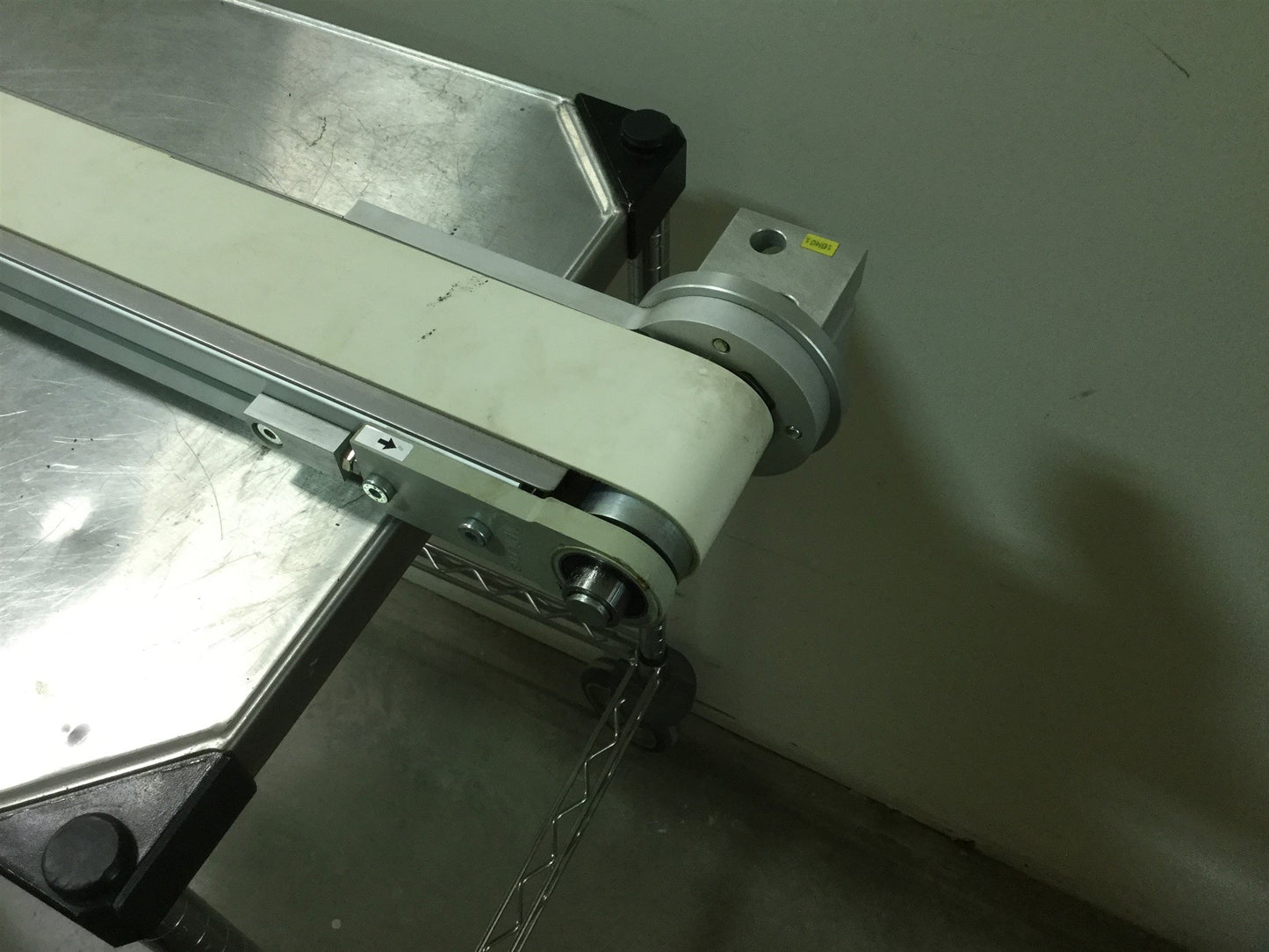 Used Dierre Roller Conveyor Belt Length: 1000mm Belt Width: 70mm, Coupling: 10mm