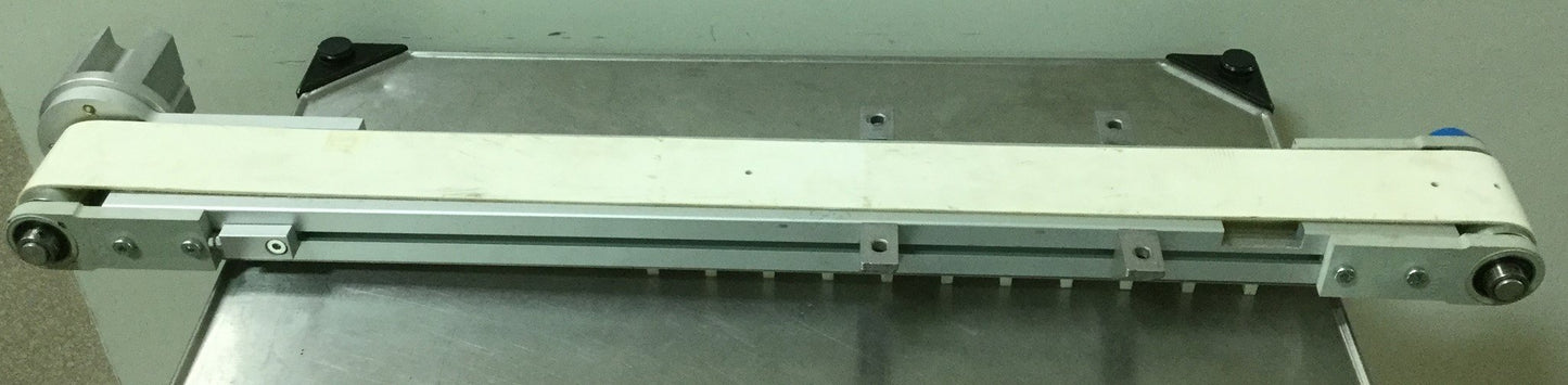 Used Dierre Roller Conveyor Belt Length: 1000mm Belt Width: 70mm, Coupling: 10mm