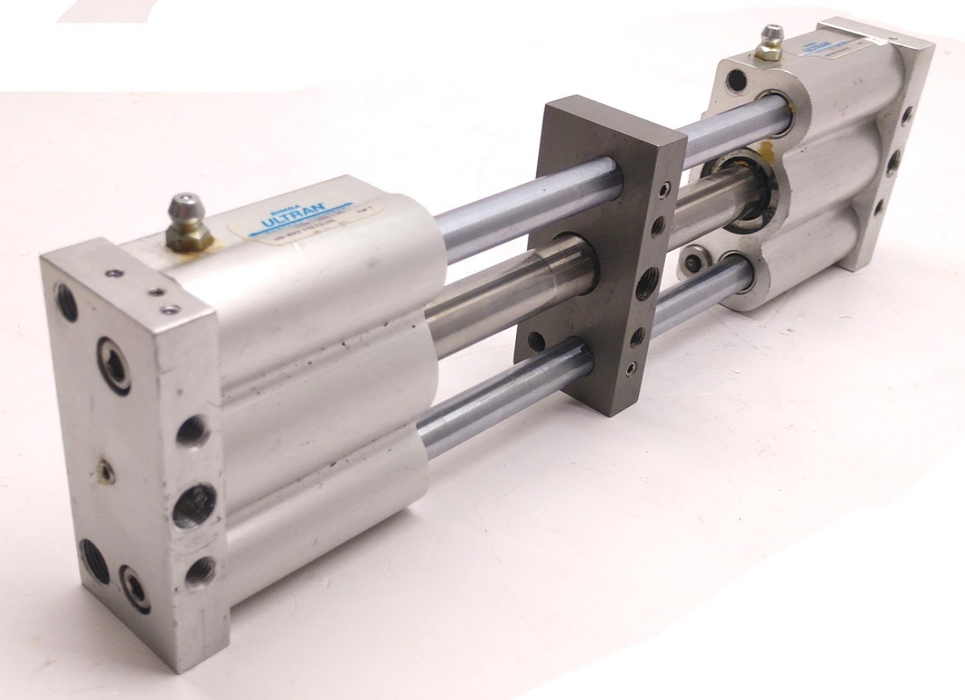 Used Bimba Ultran UGS-028-AT Rodless Cylinder, Stroke Adjustment (Both Ends)