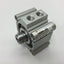 Used SMC CQ2B40-5DZ Compact Cylinder, Stroke: 5mm, Bore: 40mm, Pressure: 1.0MPa Max