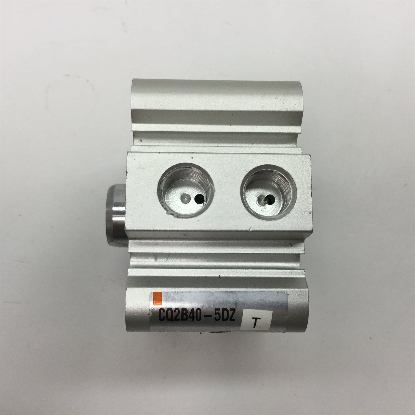 Used SMC CQ2B40-5DZ Compact Cylinder, Stroke: 5mm, Bore: 40mm, Pressure: 1.0MPa Max