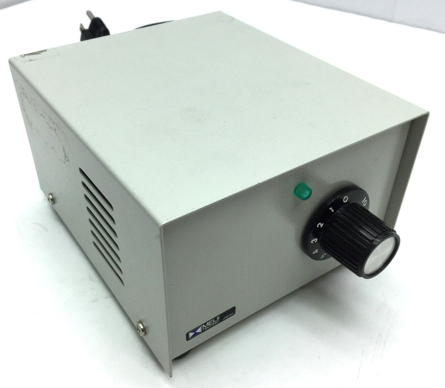 Used Meiji Techno MA651 Coaxial Vertical Illuminator Power Supply MA326 6V 30W Bulb