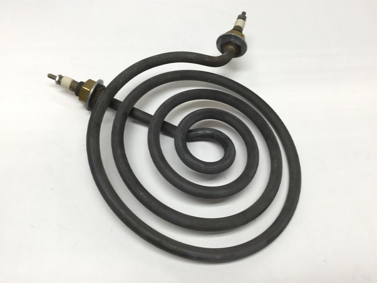 Used Watlow R3A23 Coiled Heater Element, 2000W 230VAC, 0.430" Tube, 8" Diameter
