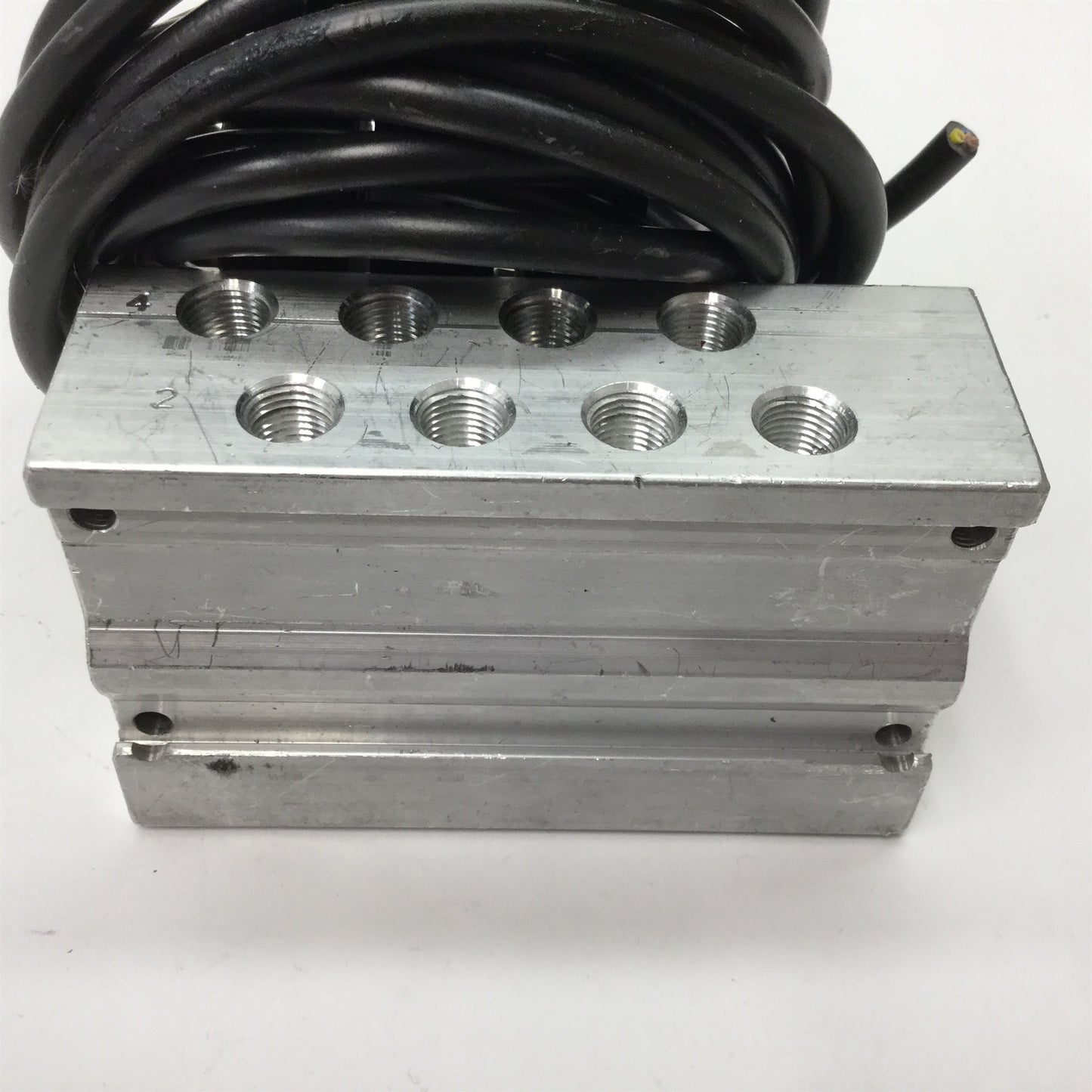 Used Lot of 3 Parker B2EVXB553C Solenoid Valves, 2-Position 5-Port, Pressure: 150psi