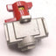 Used SMC NVHS4500-N03-X116 Ball Valve Lock Out, Pressure: 0.1-1 MPa, Ports: 3/8" NPT