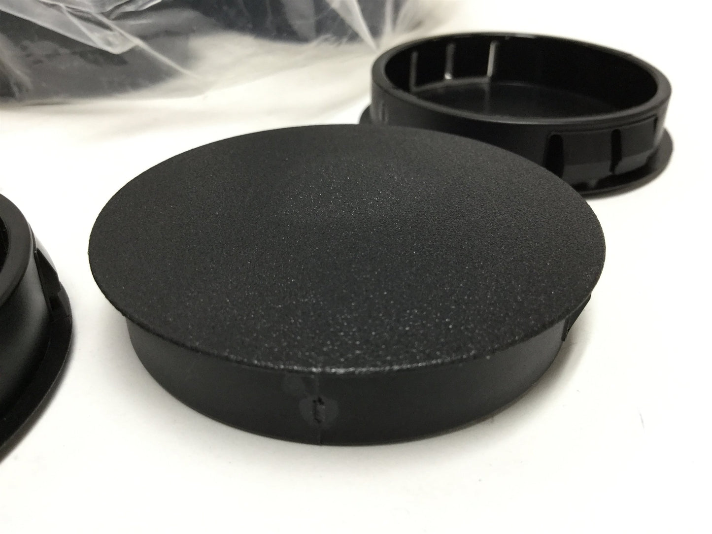 New – Open box Lot of 49 Microplastics 62MP2000 Lock Hole Plugs 2" Black Heat Stabilized Nylon