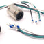 Used Lot of 2 Turck U2-12103/GSDF 32-0.3M/14.5/NPT Male Receptacle Cable, 3-Pole