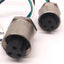 Used Lot of 2 Turck U2-12150/GKDF 32-0.3M/14.5/NPT Female Receptacle Cable, 3-Pole