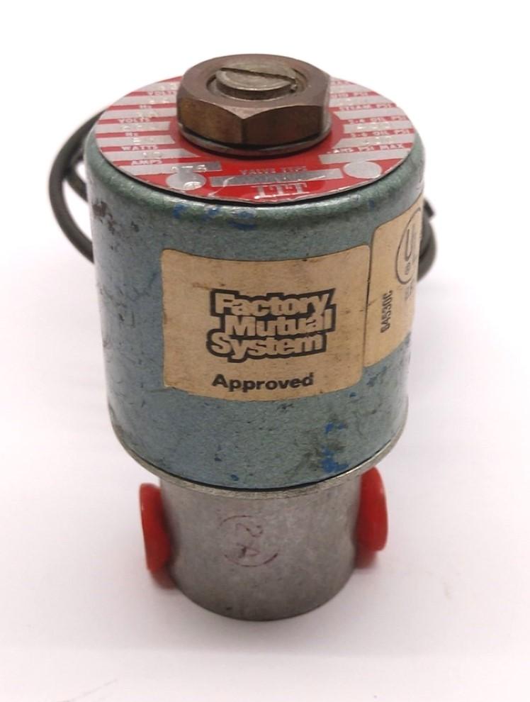 Used ITT 301AF04N2AC9 Solenoid Valve, Voltage: 230/240VAC, Ports: 1/8" NPT