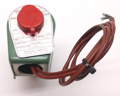 Used ASCO 80488B3 Solenoid Valve, Pipe 1/4, Max Pressure: 300, Volts: 220, 16.7W