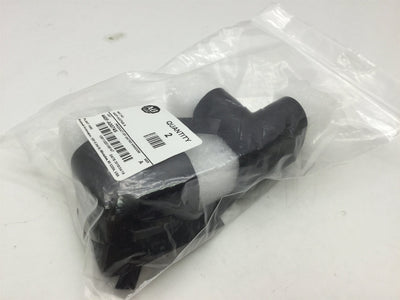 New Lot of 2 Allen Bradley 440F-A0074S Presence Sensing Safedge 90° Corner Connector